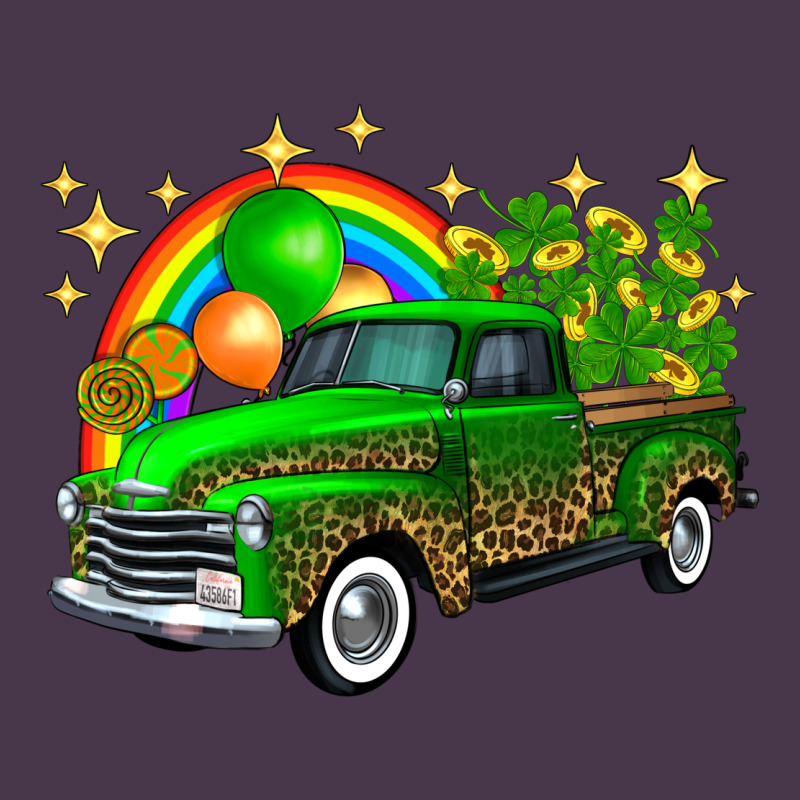 St Patricks Shamrock Gold Rainbow Balloon Candy Truck Heavyweight Hoodie by FaDigitalArtStudio | Teevron