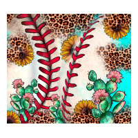 baseball leopard turquoise cactus sunflower | Teevron