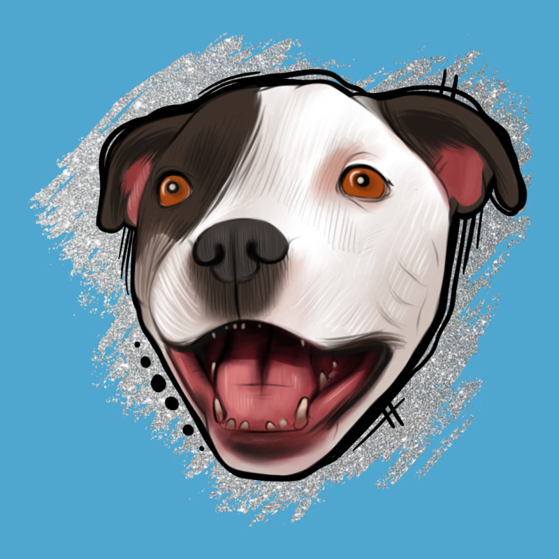 Pittbull Gray Glitter Premium Hoodie by Jasminsmagicworld | Teevron