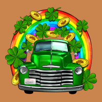 St Patricks Shamrock Gold Rainbow Truck Heavyweight Hoodie | Teevron