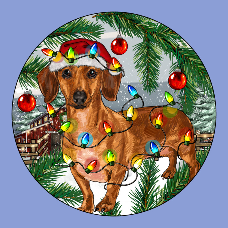 Dachshund Christmas Tree Long Sleeve Tee by RanaPortraitStore | Teevron
