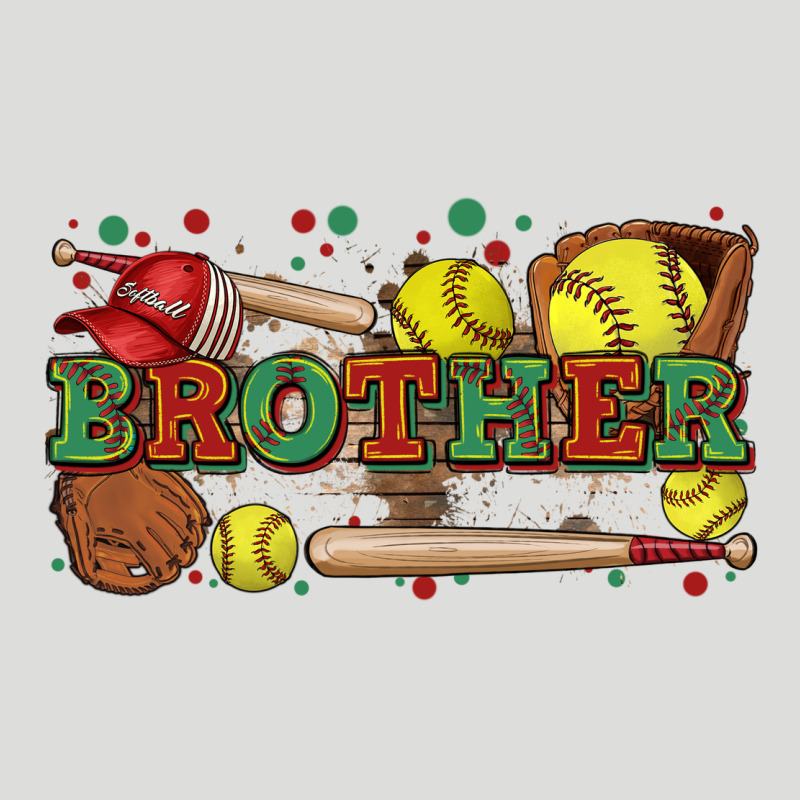 Brother Softball Zipper Hoodie by Zillion Design Studio | Teevron
