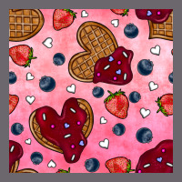 Valentines Day Waffles Seamless Pattern Premium Sweatshirt | Teevron