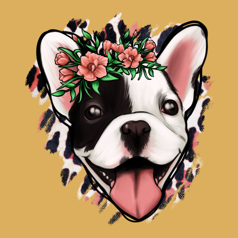 French Bulldog Floral Premium Hoodie by Jasminsmagicworld | Teevron