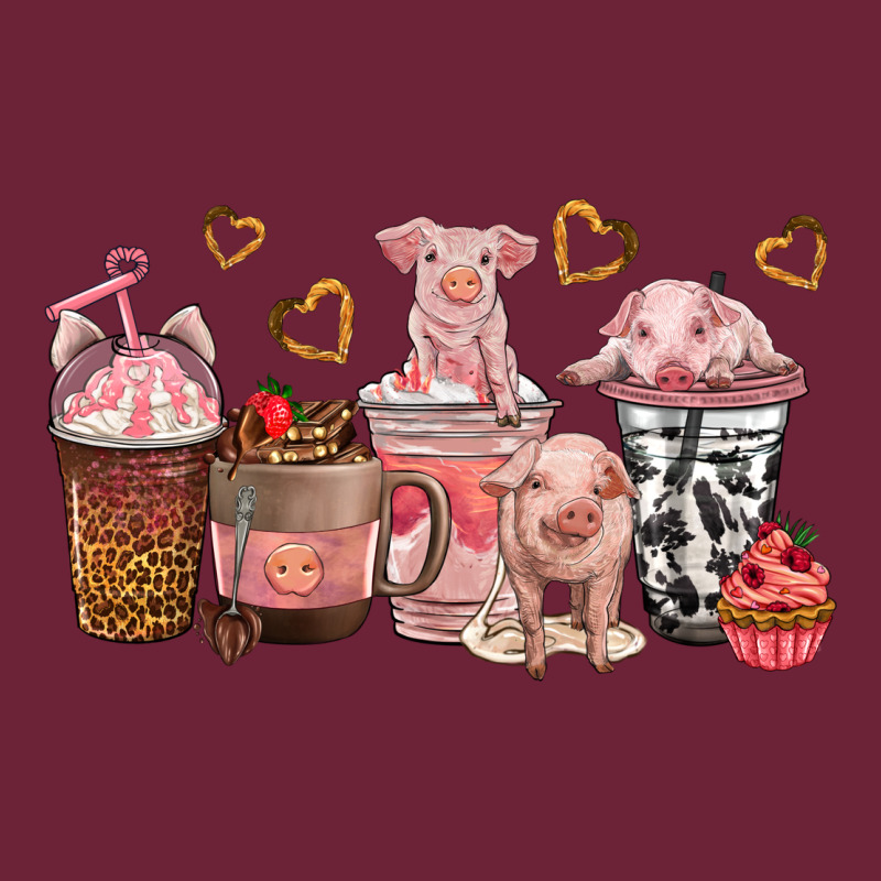Pigs Coffee Cups Long Sleeve Tee by texasbilliewilder | Teevron