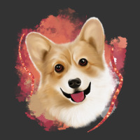 corgi peach watercolor background | Teevron