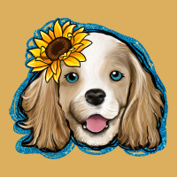Cocker Spaniel Sunflower Premium Hoodie | Teevron