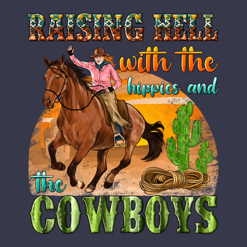 Raising Hell With The Hippies And The Cowboys Long Sleeve Tee by texasbilliewilder | Teevron