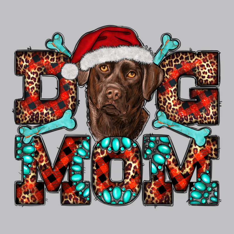 Christmas Labrador Dog Mom Long Sleeve Tee by RanaPortraitStore | Teevron