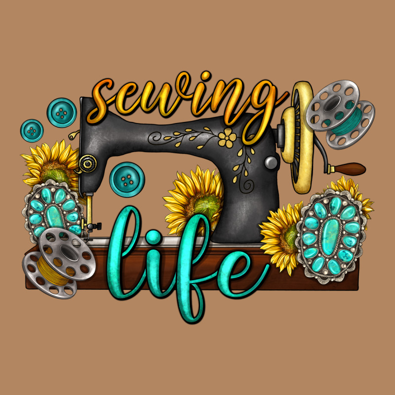 Sewing Life Western Long Sleeve Tee by texasbilliewilder | Teevron
