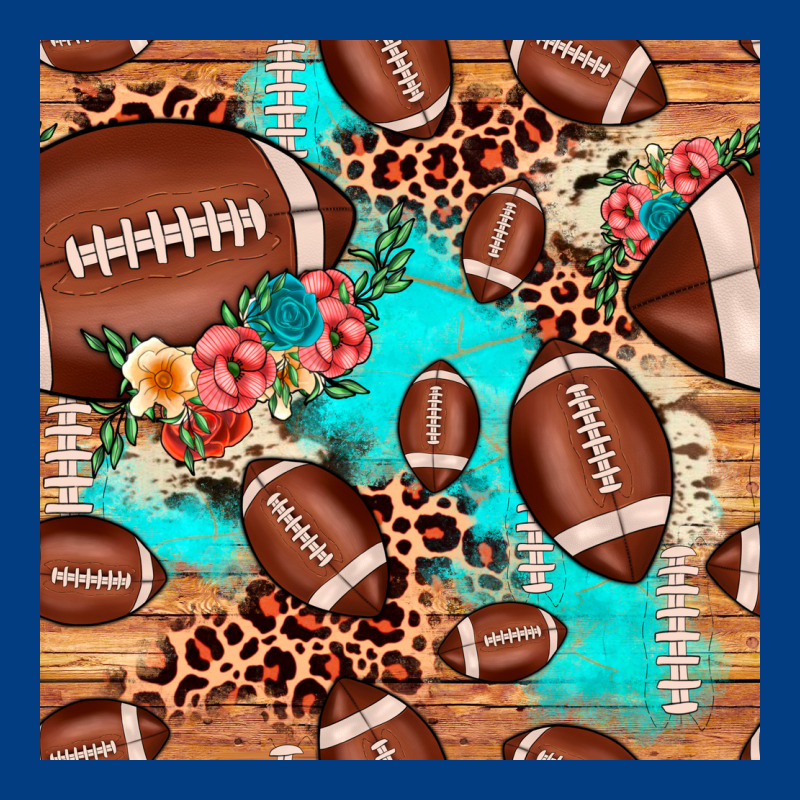 Football Leopard Cowhide Seamless Pattern Premium Sweatshirt by JahusDesignShop | Teevron