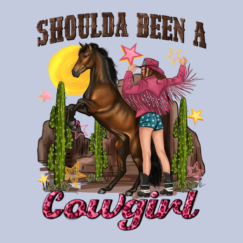 Shoulda Been A Cowgirl Bucking Horse Long Sleeve Tee by texasbilliewilder | Teevron