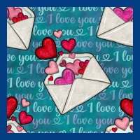 Valentines Day Envelope With Hearts Premium Sweatshirt | Teevron