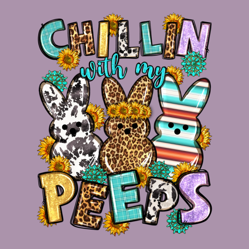 Chillin With My Peeps Easter Heavyweight Hoodie by OliviaCreatesArt | Teevron