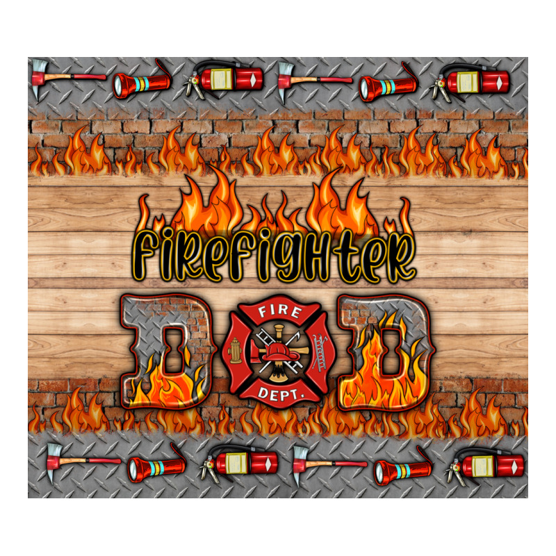 Firefighter Dad Heavyweight Hoodie by HRA Design Shop | Teevron