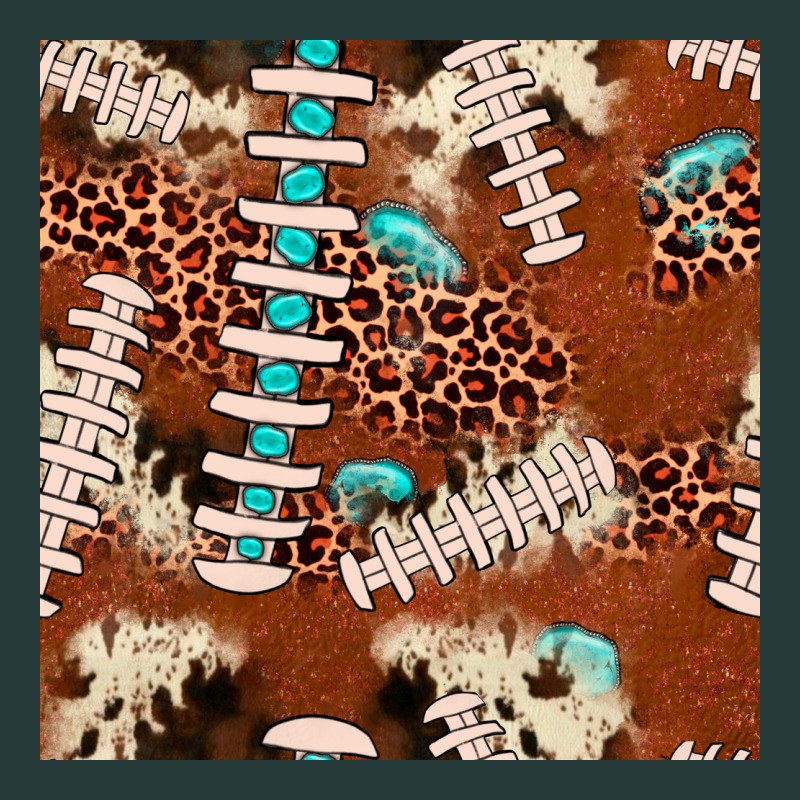 Football Leopard Gemstone Seamless Pattern Premium Sweatshirt by JahusDesignShop | Teevron
