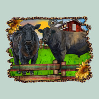 Black Angus Cattle And Bull In Barnyard Zipper Hoodie | Teevron