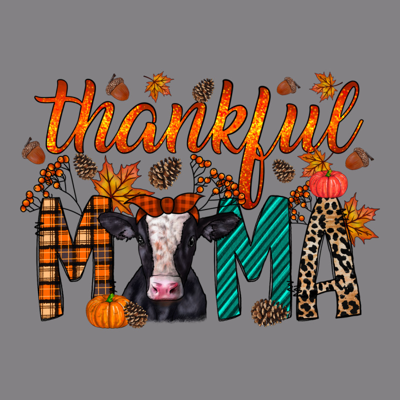 Thankful Mama Holstein Cow Heavyweight Hoodie by RacoonDesign | Teevron