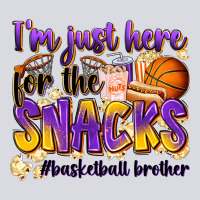 I'm Just Here For The Snacks #basketball Brother Zipper Hoodie | Teevron