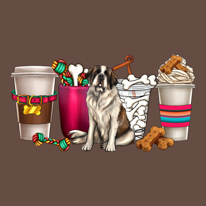 St. Bernard Dog Coffee Cups Long Sleeve Tee by texasbilliewilder | Teevron