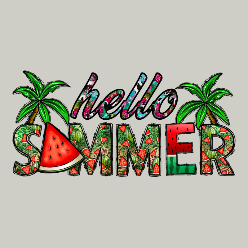Hello Summer Heavyweight Hoodie by CowhideDigitalArt | Teevron