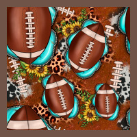 Football Leopard Gemstone Sunflower Seamless Pattern Premium Sweatshirt | Teevron