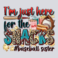 I'm Just Here For The Snacks #baseball Sister Zipper Hoodie | Teevron