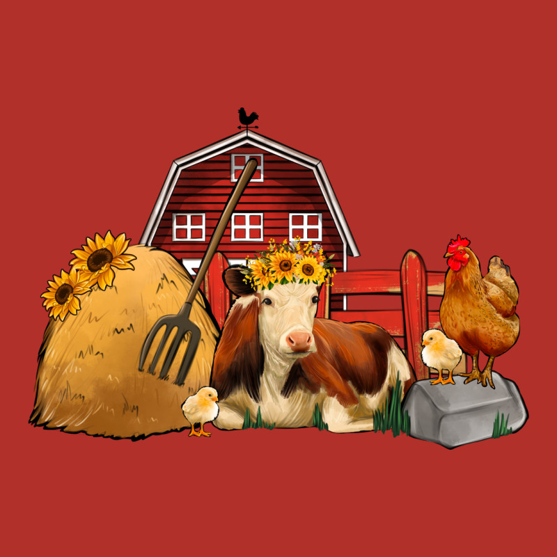 Red Barn Farm Animals Premium Hoodie by Jasminsmagicworld | Teevron