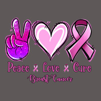 Peace Love Cure Breast Cancer Premium Hoodie | Teevron