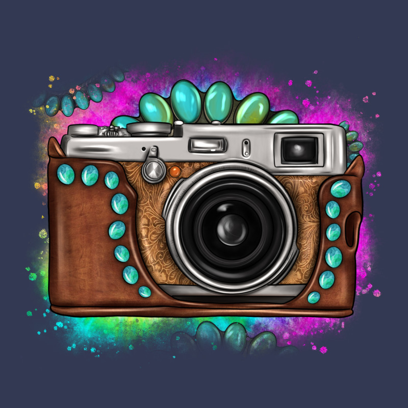 Tie Dye Gemstone Vintage Camera Heavyweight Hoodie by FaDigitalArtStudio | Teevron