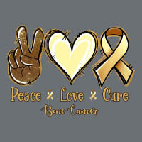 Peace Love Cure Bone Cancer Premium Hoodie | Teevron