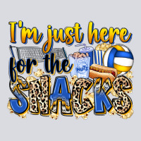 I'm Just Here For The Snacks Volleyball Zipper Hoodie | Teevron