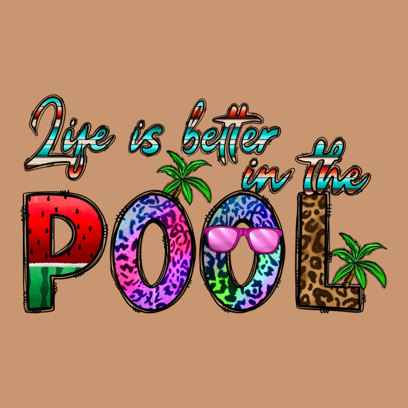 Life Is Better İn The Pool Heavyweight Hoodie by CowhideDigitalArt | Teevron
