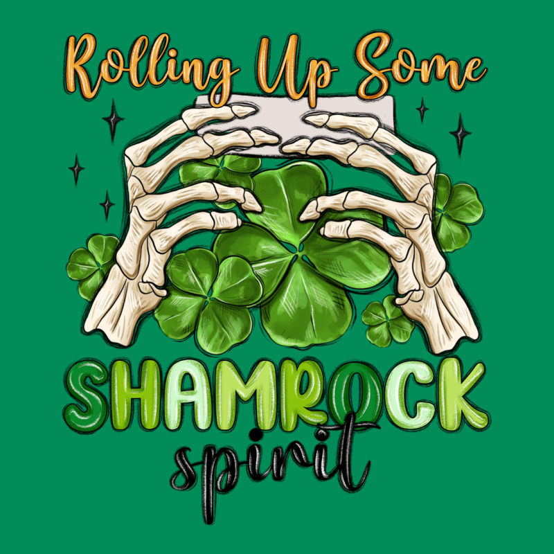 Rolling Up Some Shamrock Spirit Urban Hoodie by MaliasSmallBusiness | Teevron
