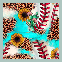 Baseball Leopard Turquoise Cactus Sunflower Seamless Pattern Premium Sweatshirt | Teevron