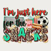 I'm Just Here For The Snacks Soccer Zipper Hoodie | Teevron