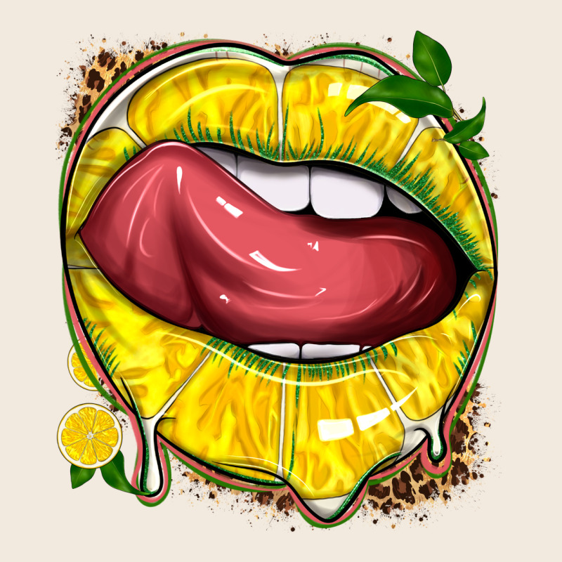 Lemon Lips With Leopard Zipper Hoodie by texasbilliewilder | Teevron