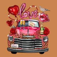 Valentine's Day Truck Love Bird Letter Heavyweight Hoodie | Teevron