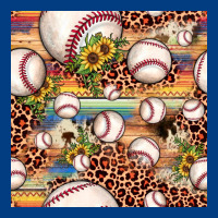 Baseball Leopard Cowhide Sunflower Seamless Pattern Premium Sweatshirt | Teevron