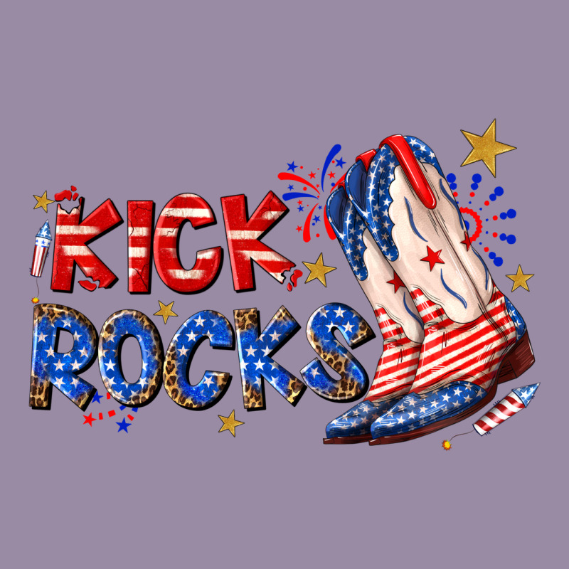 Kick Rocks Cowboy Boots Fourth Of July Classic Tee by texasbilliewilder | Teevron