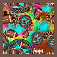 Football Tie Dye Gemstone Sunflower Seamless Pattern Premium Sweatshirt | Teevron