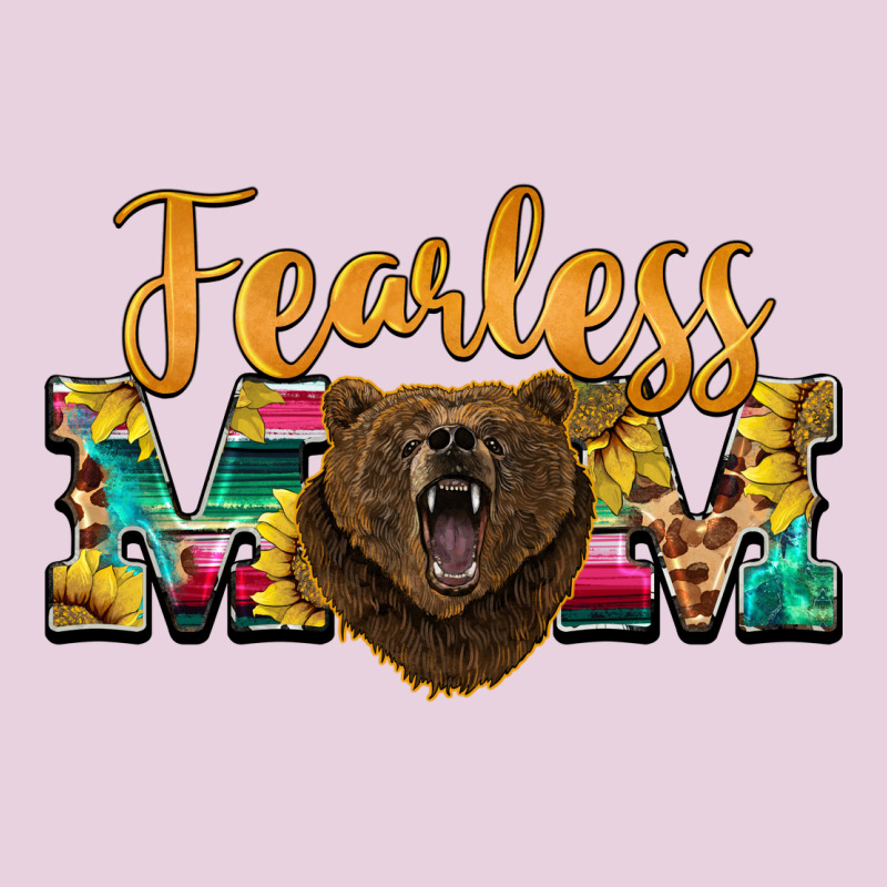 Fearless Mom Bear Ladies Tee by BarkalooDesign | Teevron