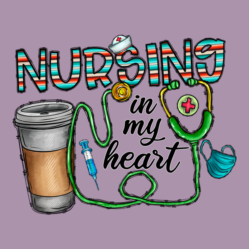 Nursing İn My Heart Heavyweight Hoodie by CowhideDigitalArt | Teevron