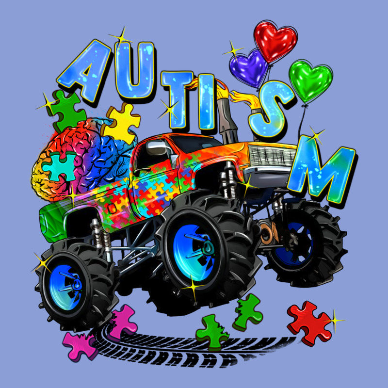 Monster Truck Autism Long Sleeve Tee by Zillion Design Studio | Teevron