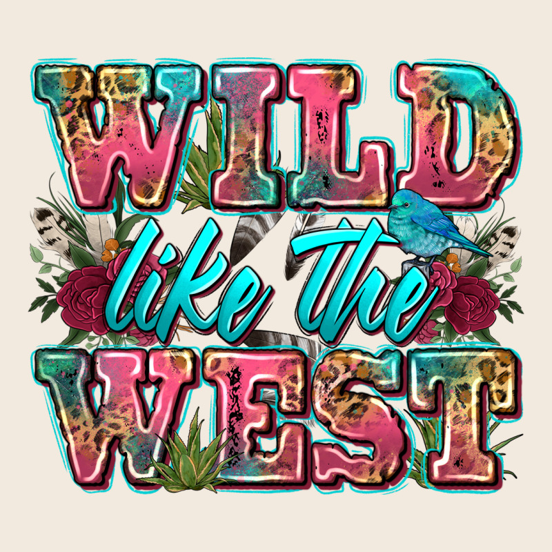 Wild Like The West Zipper Hoodie by Zillion Design Studio | Teevron