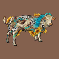 Charolais Bull With Sunflowers And Gemstone Western Patterns Zipper Hoodie | Teevron
