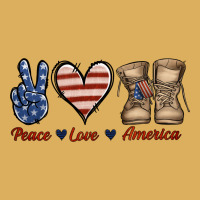 Peace Love America Premium Hoodie | Teevron