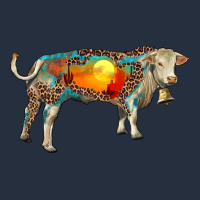 Charolais Bull With Desert And Leopard Zipper Hoodie | Teevron