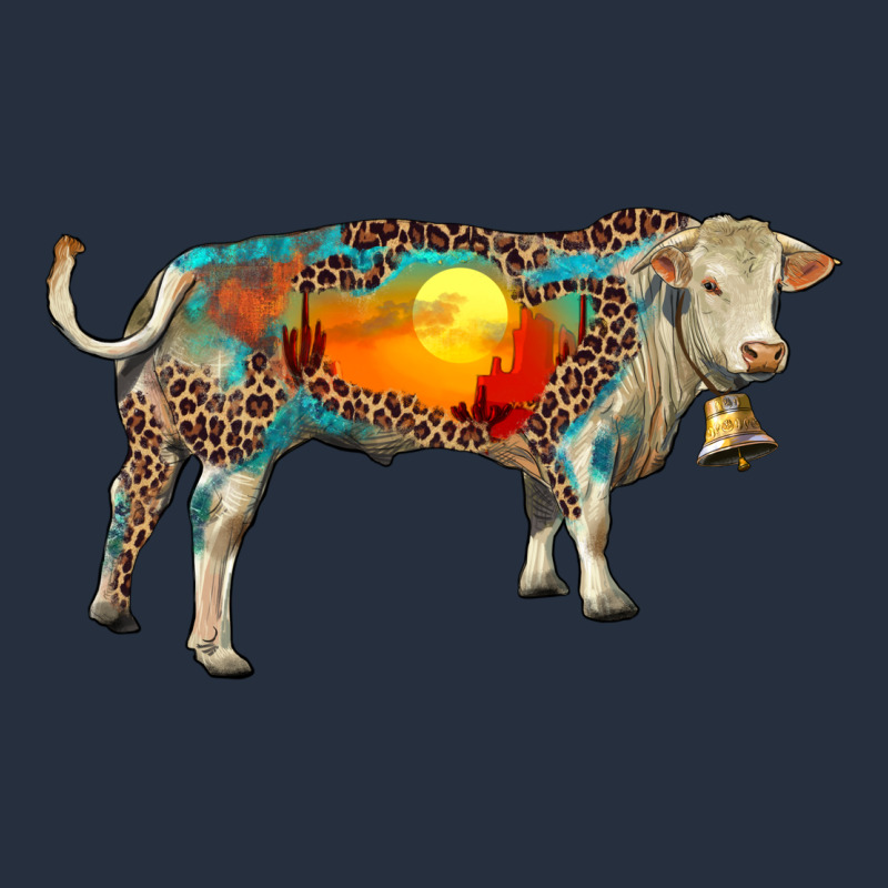 Charolais Bull With Desert And Leopard Zipper Hoodie by RanaPortraitStore | Teevron