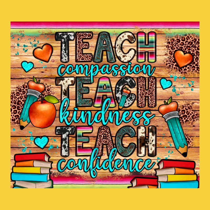 Teach Compassion Kindness Confidence Premium Sweatshirt by JahusDesignShop | Teevron